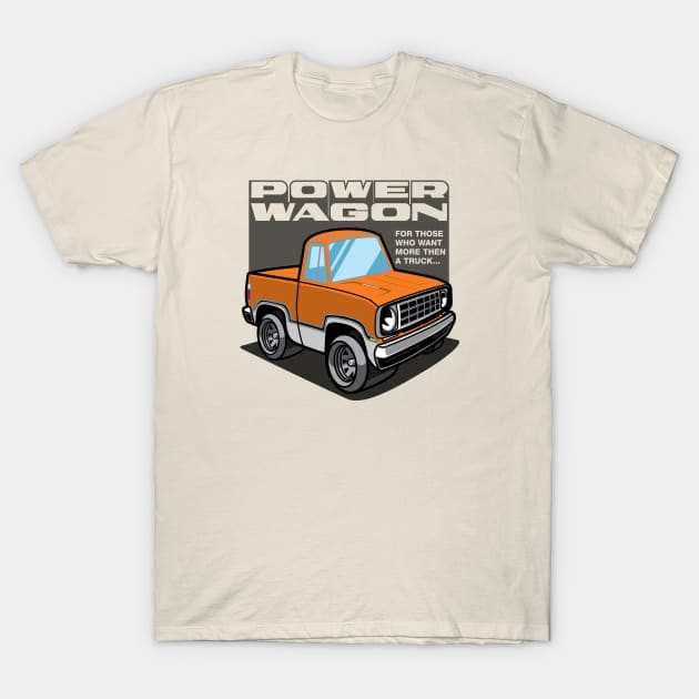 Sunstone - Power Wagon (White-Base) T-Shirt by jepegdesign